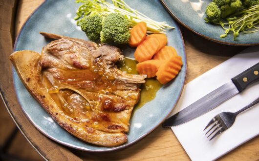 Food - Mansfield Park Pork chops